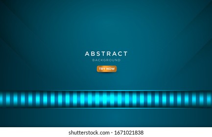 Premium blue background with solid metal style, abstract creative background, modern landing page vector concept.