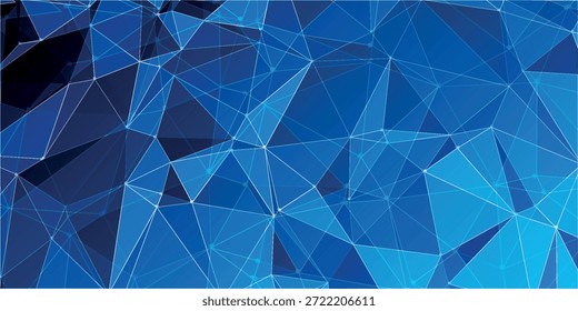 premium blue digital background of points and lines. Glowing black plexus. digital blue vector background