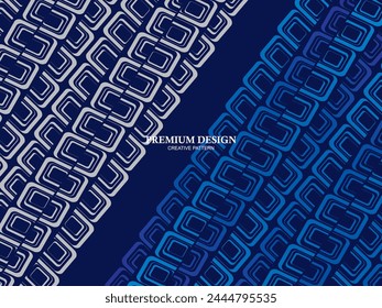 Premium blue gradient background modern concept. Blue metal background. Blue grid pattern steel.