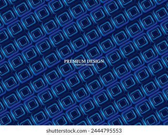 Premium blue gradient background modern concept. Blue metal background. Blue grid pattern steel.