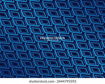 Fondo de gradiente azul de Premium concepto moderno. Fondo de metal azul. Cuadrícula azul patrón de acero.