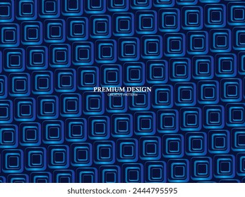 Premium blue gradient background modern concept. Blue metal background. Blue grid pattern steel.