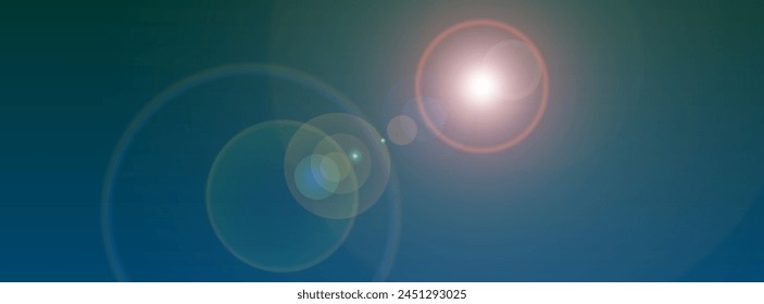 Premium blue and green elegant lense  flare effect gradient. Wallpaper background For Web and Mobile Applications, business infographic and social media, modern decoration, art illustration template.