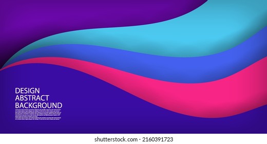 Premium-blauer, violetter, rosafarbener Vektorhintergrund mit Farbverlauf-Farbe und dynamischem Hintergrund.Moderner Hintergrund für Tapeten. EPS10-Vektor