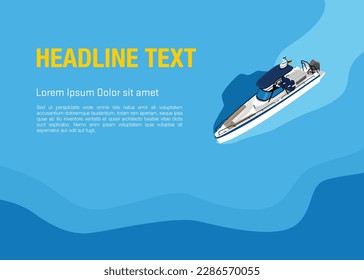 premium boat and ship illustration vector designs