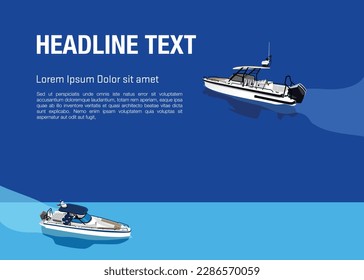 premium boat and ship illustration vector designs
