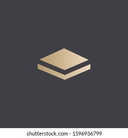 Premium book logo design. Abstract book icon vector illustration