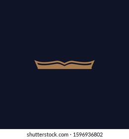 Premium book logo design. Abstract book icon vector illustration
