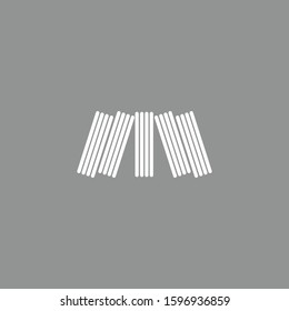 Premium book logo design. Abstract book icon vector illustration