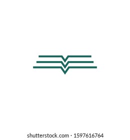 Premium book logo design. Abstract book icon vector illustration