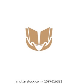 Premium book logo design. Abstract book icon vector illustration