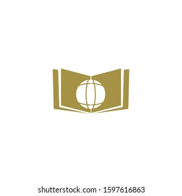 Premium book logo design. Abstract book icon vector illustration