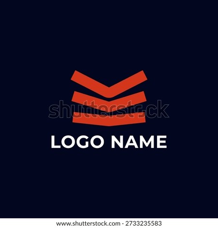 Premium Book Logo with Modern Creative Colorful Style for Education and Publishing Brand