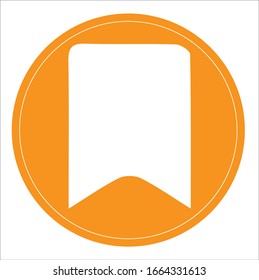 Premium bookmark icon or logo in line style. High quality sign and symbol on a white background. Vector outline pictogram for infographic, web design and app development.