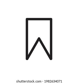 Icono de marcador o logotipo premium en estilo de línea. Signo y símbolo de alta calidad sobre fondo blanco. Pictograma de contorno vectorial para infografía, diseño web y desarrollo de aplicaciones.