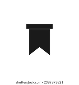 Icono de marcador premium. Vector de icono de marcador. 