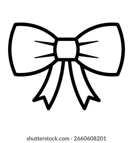Ícone de Gravata de Arco Premium. Ilustração vetorial de alta qualidade em design plano, isolado em um fundo branco.