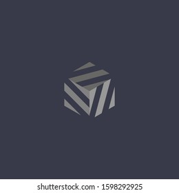 Premium box logo design. Abtract box icon vector illustration