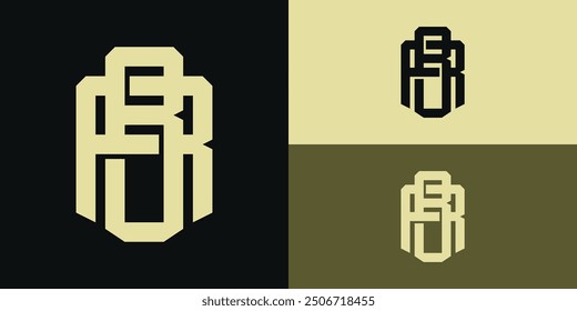 PREMIUM BR RB B R MONOGRAM LOGO DESIGN