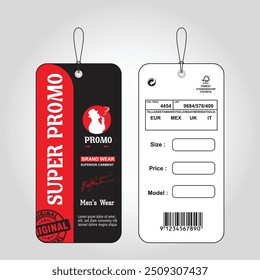 Premium Brand Hang Tags: Die-Cut Precision, Vector Perfection