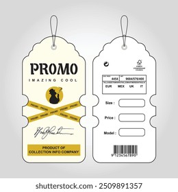 Premium Brand Hang Tags: Die-Cut Precision, Vector Perfection