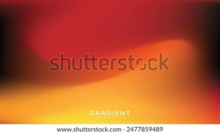 Premium Bright gradient wavy vertical sunset yellow orange red background. Colorful Blurred backdrop Holographic. Vector illustration for graphic design, banner, poster, wallpapers, theme or website