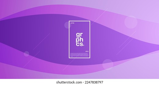 Fondo vectorial violeta violeta premium con color gradiente y estilo dinámico en el fondo. fondo moderno para la presentación. Vector Eps10