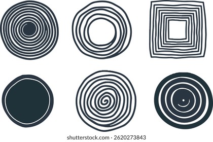  Premium Brush Line Set for Professional Artists – Grunge hand drawn textures vector set. Lines, circles, liquid paint, square smears , All-in-One Brush Line Set – Perfect for Painting 