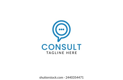 Premium Bubble Communication Logo design.