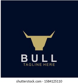 Premium bull logo design. Abstract icon bull and cow design