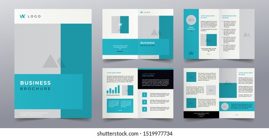premium business brochure pages design template
