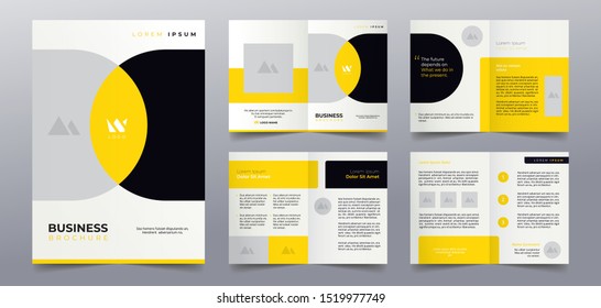 premium business brochure pages design template