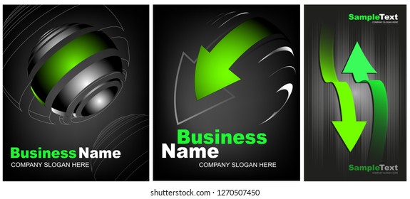 Premium Business Card and creative backgrounds for Design Vector Set