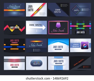 Premium Business Card Design Vector Set 