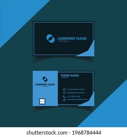 Premium business card design vector
