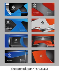 Premium Business Card Design Vector Set
