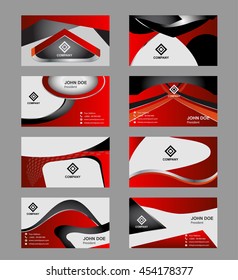 Premium Business Card Design Vector Set
