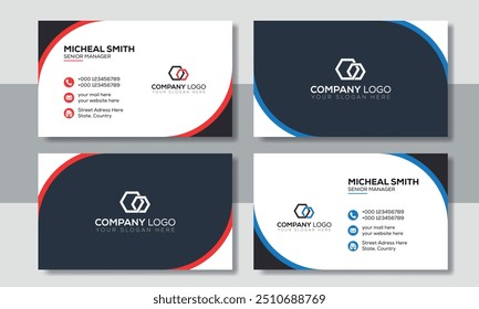  Premium Business Card Designs, Sleek and Stylish Business Card template,  Custom Business Card