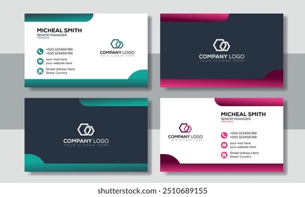  Premium Business Card Designs, Sleek and Stylish Business Card template,  Custom Business Card