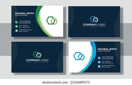  Premium Business Card Designs, Sleek and Stylish Business Card template,  Custom Business Card