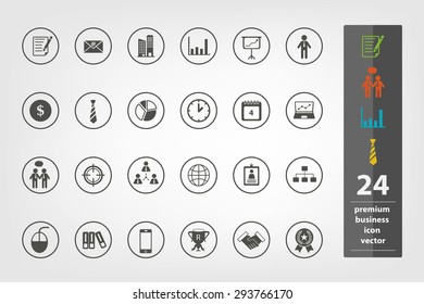 Premium business icon collection in vector eps10