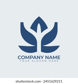 Diseño de logotipo de tipo empresarial de Premium
