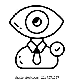Icono de visión de negocio premium 