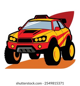 Premium Car Illustration . High-Quality Vector Art for Auto Designs