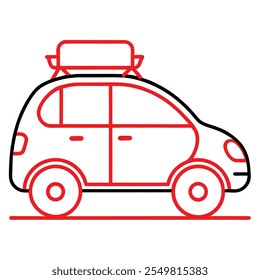 Premium Car Illustration . High-Quality Vector Art for Auto Designs