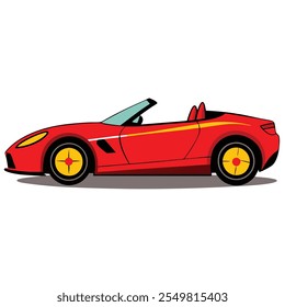 Premium Car Illustration . High-Quality Vector Art for Auto Designs