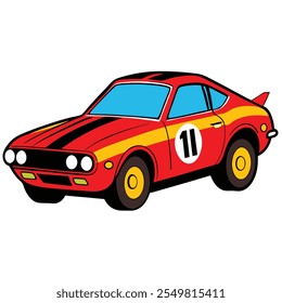 Premium Car Illustration . High-Quality Vector Art for Auto Designs
