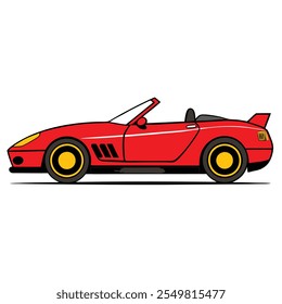 Premium Car Illustration . High-Quality Vector Art for Auto Designs