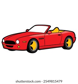 Premium Car Illustration . High-Quality Vector Art for Auto Designs