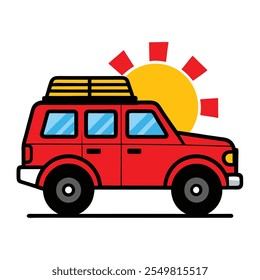 Premium Car Illustration . High-Quality Vector Art for Auto Designs